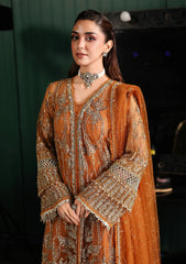 Formals - Elaf Premium - Stardom - Handwork 25 - ESH-09 - SAFFRON