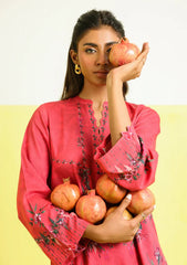 Winter - Sahar - Elara - Printed Fall - 2 Pcs - AW1-25-29 - Rosewater Bloom