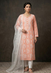 Formals - Riwaj - Fancy 26 - Thread Work - 2 Pcs - D#04 - Peach