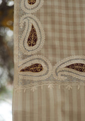 Pashmina Ari Work Shawl D - 139 - BROWN