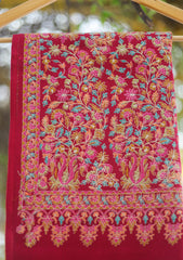 Pashmina Emboridered Shawl D - 162 - D Pink