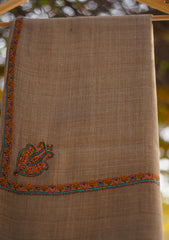 Pashmina Emboridered Shawl D - 146C - CH BROWN