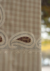 Pashmina Ari Work Shawl D - 139 - BROWN