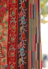 Wool Ari Work Shawl D - 42 - Multi