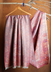 Pashmina Zari Jamawar Shawl D#62 - Purple