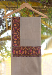 Pashmina Emboridered Shawl D - 167I - BROWN