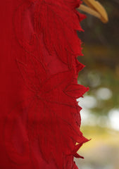 Pashmina Patch Work Shawl D - 25 - D Red