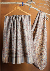 Pashmina Zari Jamawar Shawl D#66 - L Skin