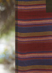 Pure Pashmina Lining Work Shawl D - 03A - D GREEN