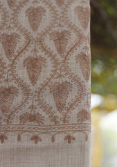 Wool Ari Work Shawl D - 21F - S FAWN