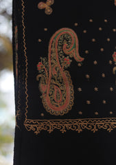 Wool Ari Work Shawl D - 23 - BLACK