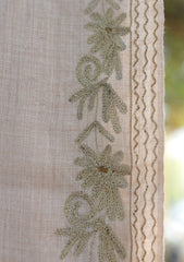 Wool Ari Work Shawl D - 26 - S FAWN