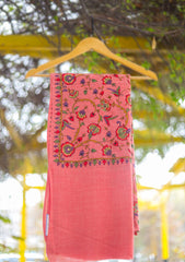 Pashmina Emboridered Shawl D - 163C - BRICK