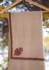 Pashmina Emboridered Shawl D - 146 - Skin