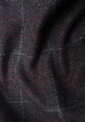 Zegna Ermenegildo Milan Uomo Royal Suiting Wool Fabric - S Black