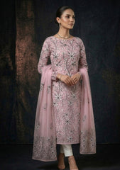 Formals - Riwaj - Fancy 26 - Chikankari & Mukesh - 2 Pcs - D#01 - Mauve