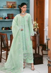 Lawn - Naqsh - Chikankari Festive 26 - D#00200 - Green Lily