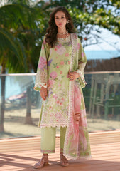 Lawn - AJR Couture - Printed Chikankari 26 - Riwa