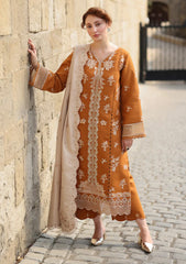 Winter - Rang Rasiya - Carnation 25 - Luxury Shawl Edit - CWD#07 - Cappuccino