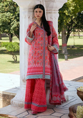 Lawn - Kahf Premium - Aangan Chiffon Prints 26 - KPS#03A - TABEER