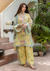 Lawn - Elaf Premium - Prints 25 - ECD#5B - SAFFROSE