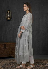 Formals - Riwaj - Fancy 26 - Ari & Mukesh Work - 2 Pcs - D#01 - Grey