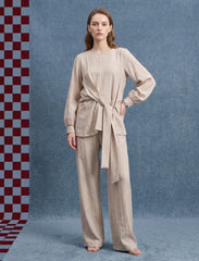 Pret - Moven - Knot Waist Co-Ord Set - Skin