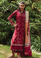 Lawn - Farah Talib Aziz - Luxury Unstitched - FTL25#10 - Rosemary Red