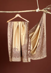 Pashmina Zari Jamawar Shawl D - 56 - Skin