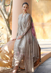 Lawn - Noor By Saadia Asad - Eid Luxury - Handwork Laserkari - NEH25#1B