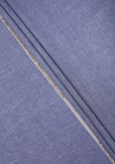 Khizi Super Fine Cotton Linen Fabric - S Blue