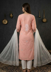 Formals - Riwaj - Fancy 26 - Ari & Mukesh Work - 2 Pcs - D#01 - P Peach
