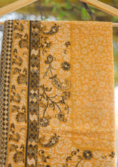 Pure Pashmina Kaani Jamawar Shawl D - 109 - Mustard