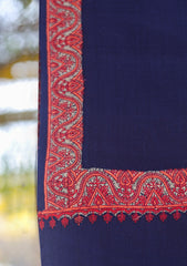 Pashmina Emboridered Shawl D - 170 - N Blue
