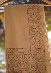 Wool Needle Work Shawl D - 50 - D Falsa