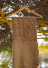 Pashmina Ari Work Shawl D - 129B - Brown