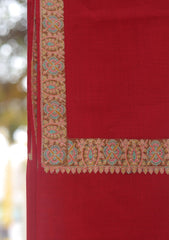 Pashmina Emboridered Shawl D - 159 - MAROON