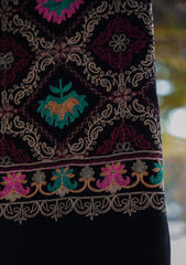 Wool Ari Work Shawl D - 1E - Multi