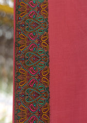 Pashmina Emboridered Shawl D - 170F - CARROT