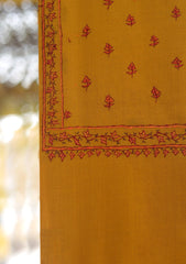 Wool Needle Work Shawl D - 70H - MAROON