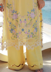 Lawn - Marwat Textiles - Gulmina - Unstitched 25 - D#02 - Daffodils
