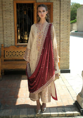 Winter - Mushq - Hemline Bukhara - Unstitched 26 - Frosted Dome