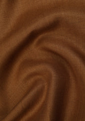 Cavani Sicily Selvage Plain Linen Fabric - Rust