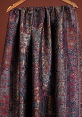 Pashmina Zari Jamawar Shawl D - 24 - Blue