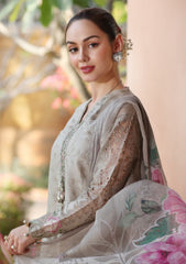 Lawn - Noor By Saadia Asad - Eid Luxury - Handwork Laserkari - NEH25#1B