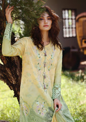 Lawn - Mushq - Solace 26 - Ombre Chikankari - MUNSS#210 - Quiet Bloom