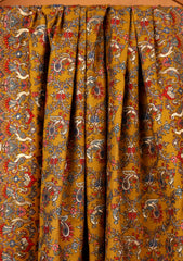 Pashmina Embroidered Jaaldar Shawl D#03 - Mustard