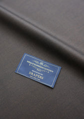 Drapers Vitale Pantheon Super 130's Wool Fabric - CH Brown