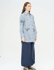 Pret - Moven - Beaded Oversize Shirt - Anthracite - Grey