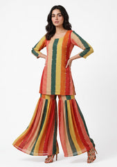 Georgette Silk Sitari Work - ASPL#117